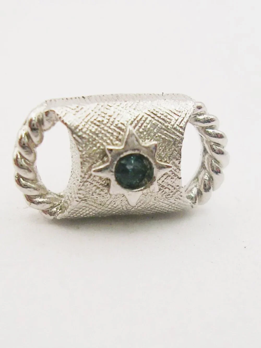 Vintage silver Tie Tack Pin with Chain Sarah Coventry classic Men Formal Wear